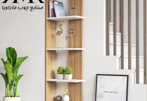 قفسه کتاب و دکوری ام دی اف B02