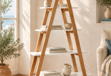 قفسه کتاب و دکوری ام دی اف B01