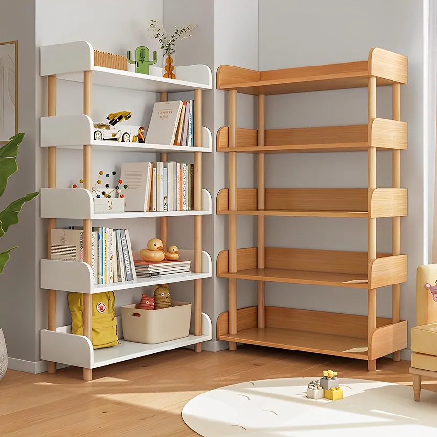 قفسه کتاب و دکوری چوبی B15