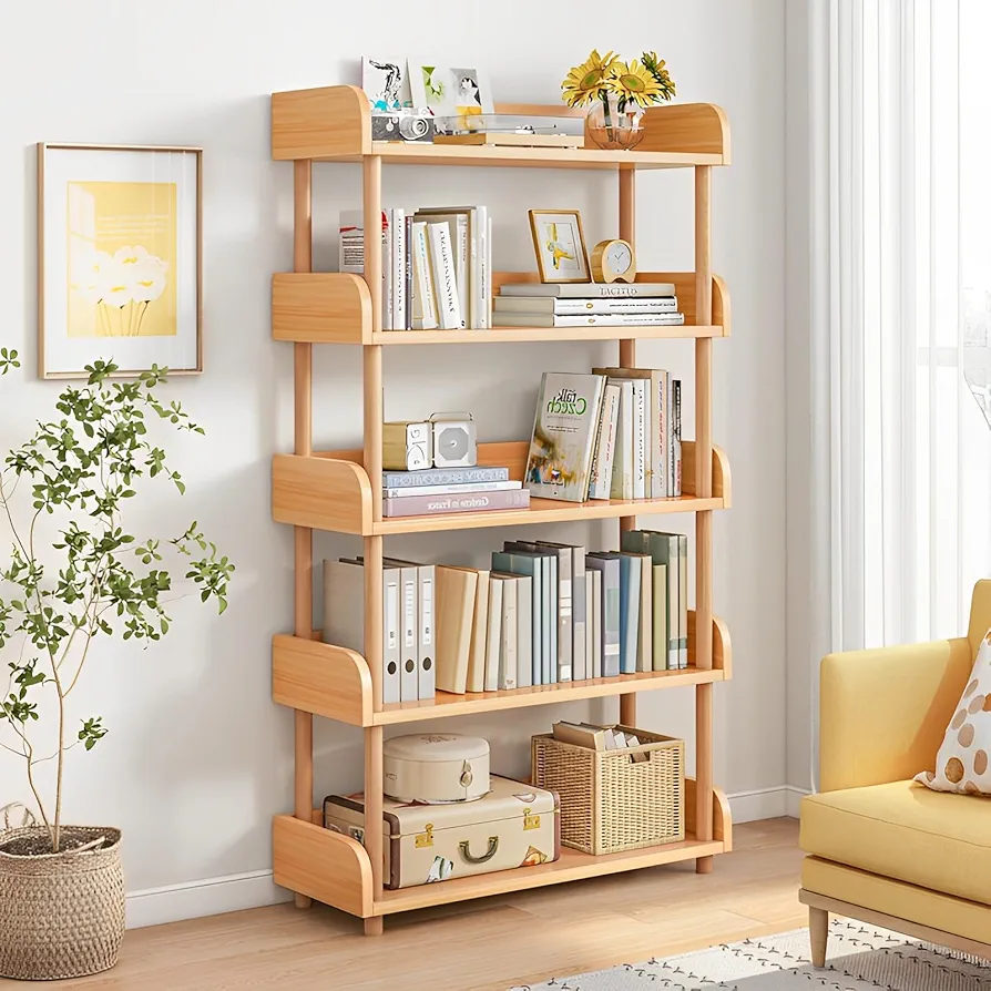 قفسه کتاب و دکوری چوبی B15 - تصویر 2