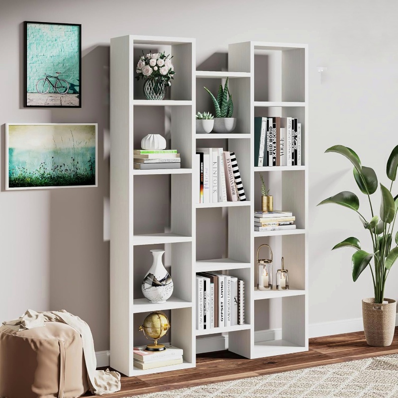 قفسه کتاب و دکوری ام دی اف B04 - تصویر 3
