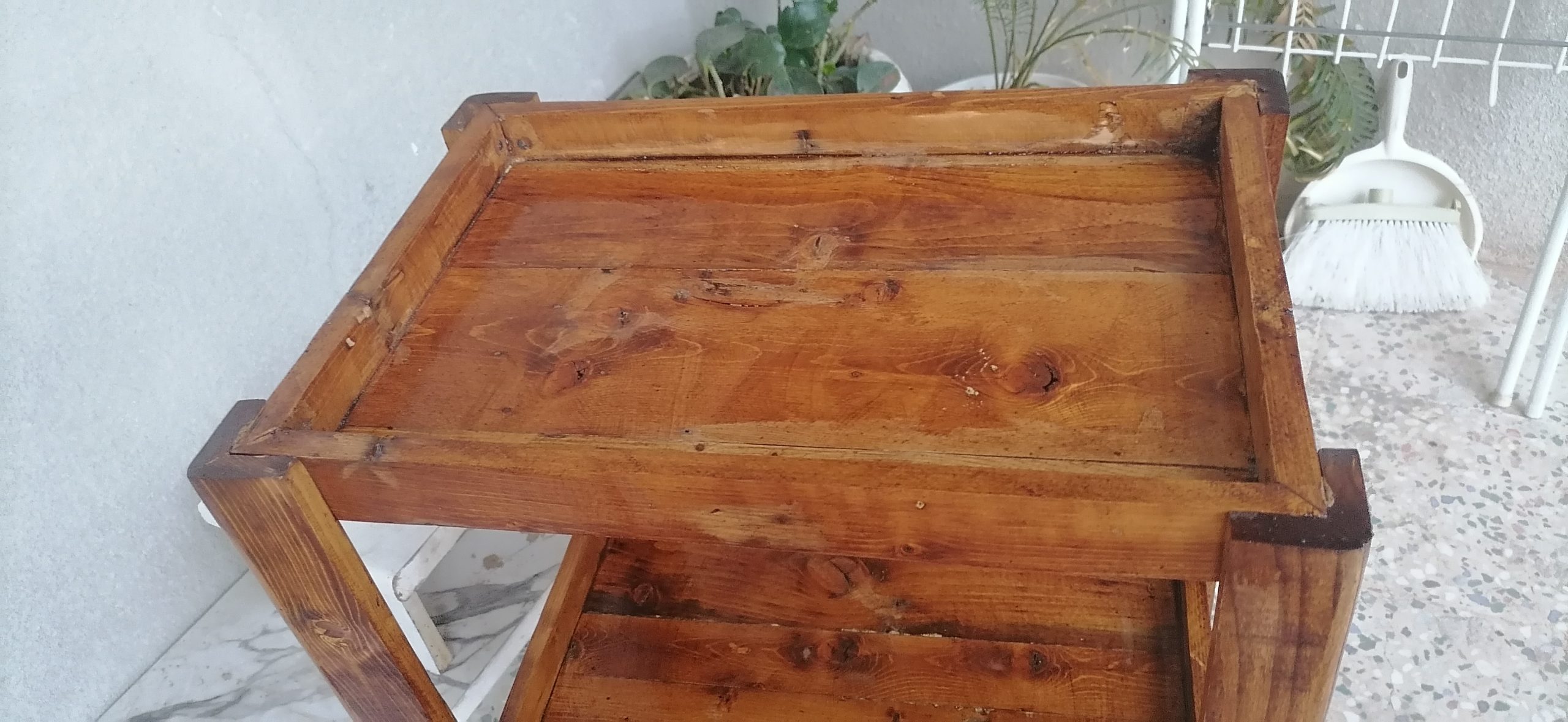میز چرخدار (ترولی) چوبی L02 - Image 3