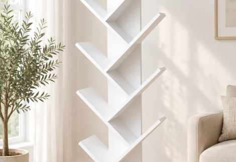 قفسه کتاب و دکوری ام دی اف B13