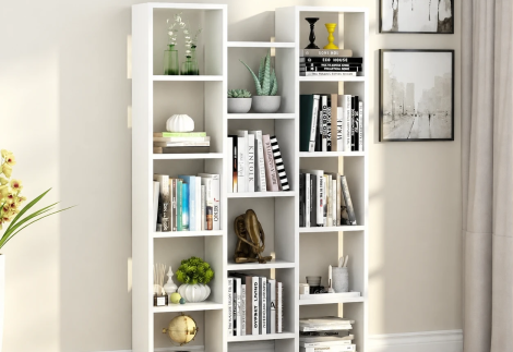 قفسه کتاب و دکوری ام دی اف B04